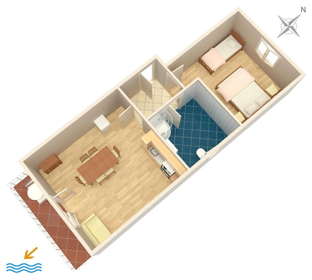 Apartments By The Sea Duce, Omis - 2731 Дуги Рат Екстериор снимка
