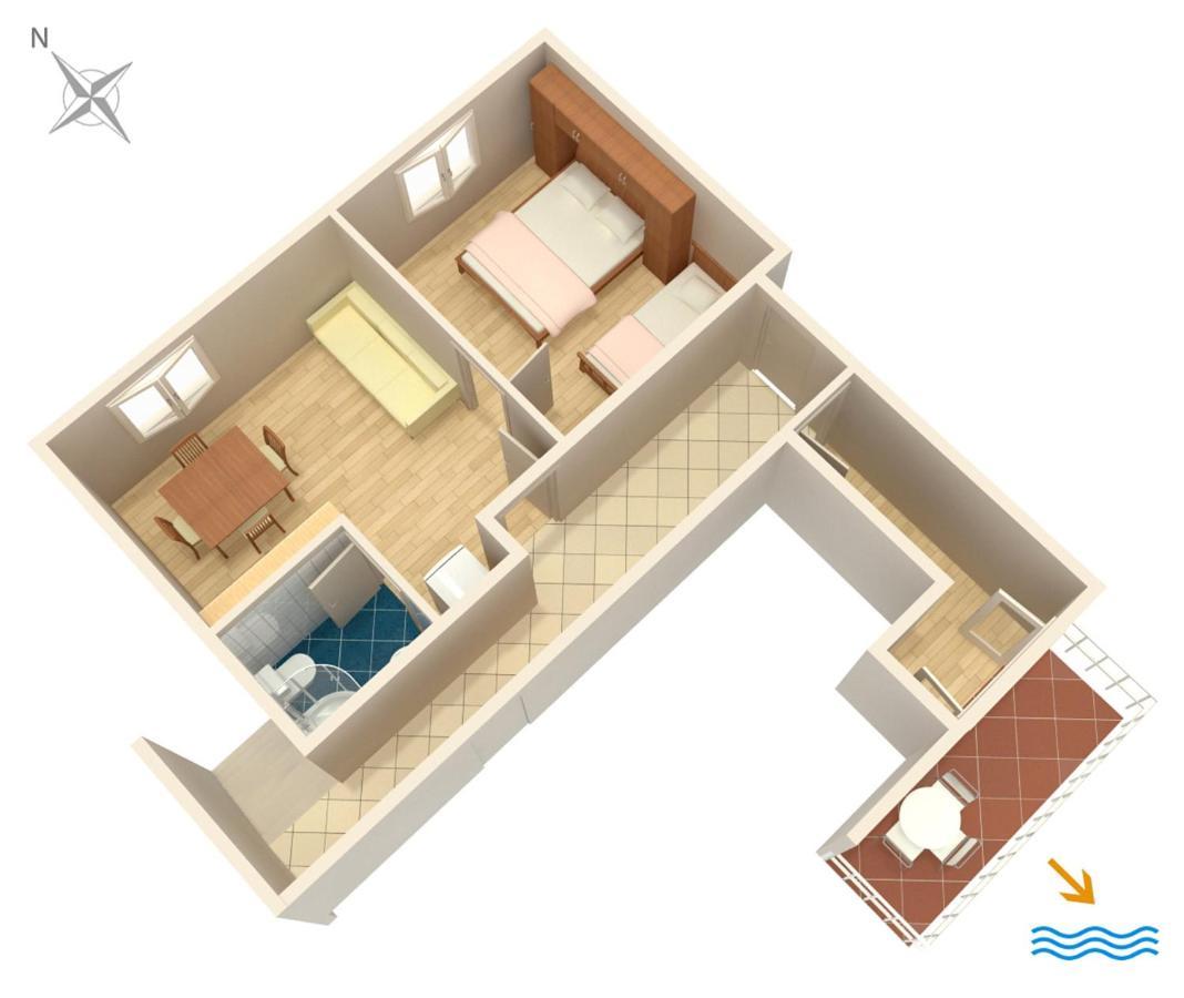 Apartments By The Sea Duce, Omis - 2731 Дуги Рат Екстериор снимка